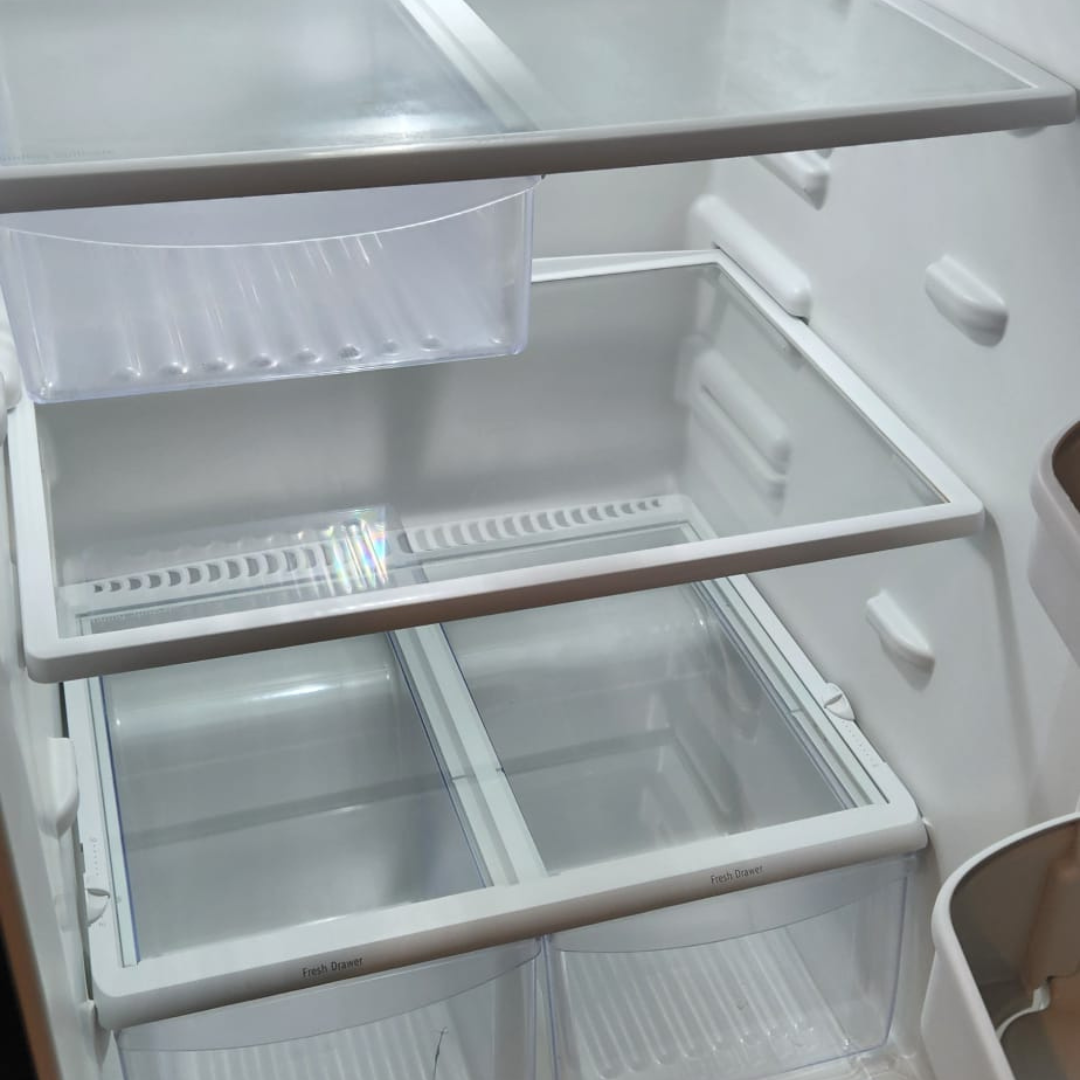 Refrigerator interior after professional cleaning service by JD House Cleaning in MA Refrigerator interior after professional cleaning service by JD House Cleaning in MA