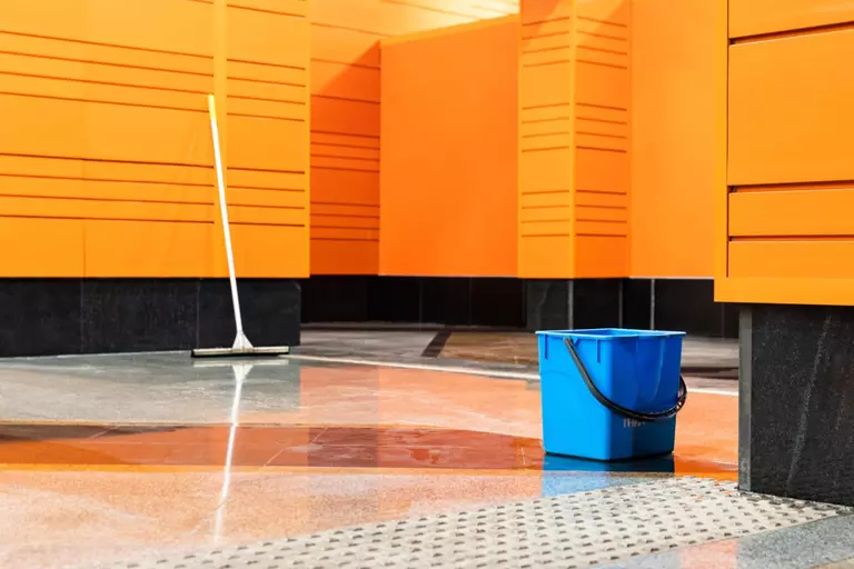Commercial office space professionally cleaned by JD House Cleaning in Massachusetts