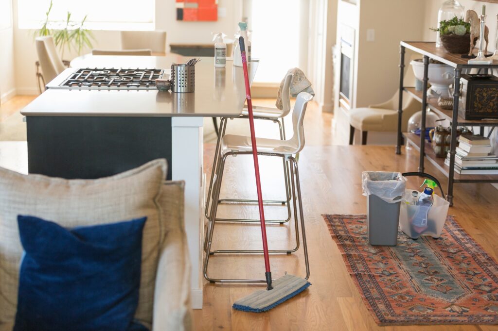 Kitchen deep cleaned by JD House Cleaning professionals in Massachusetts