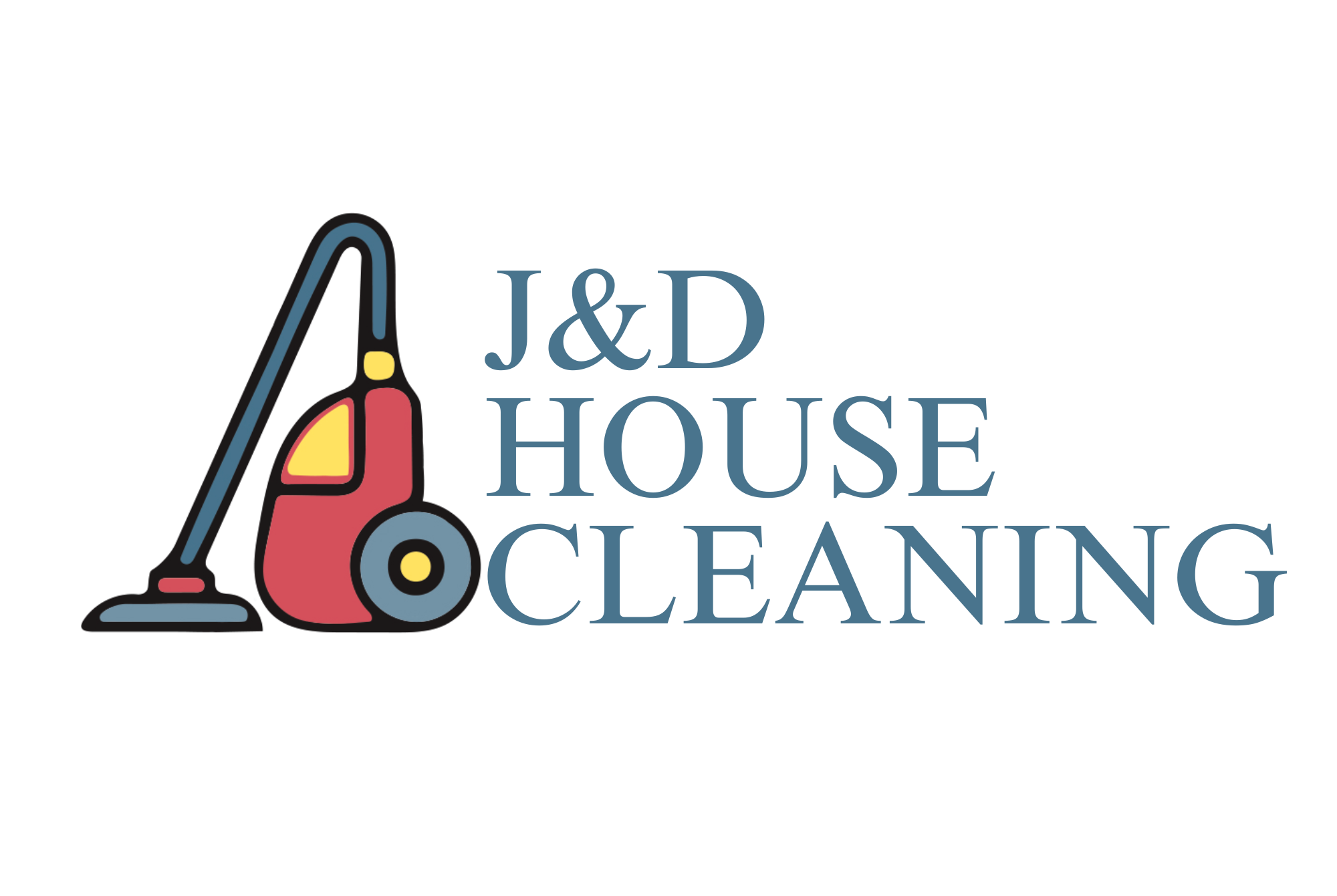 Logo J&D house cleaning